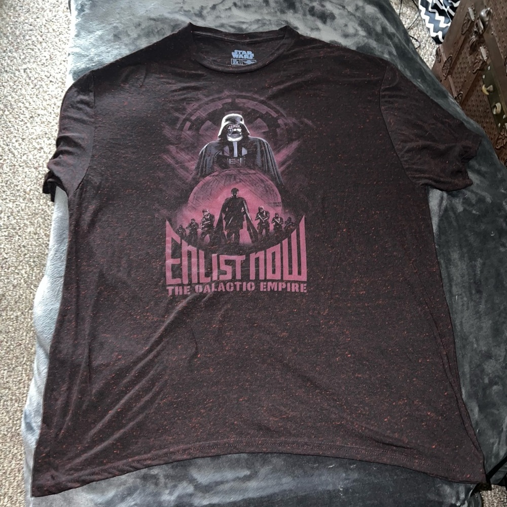 Star Wars Darth Vader Galactic Empire “Enlist Now” Short Sleeve Unisex Tee 2X